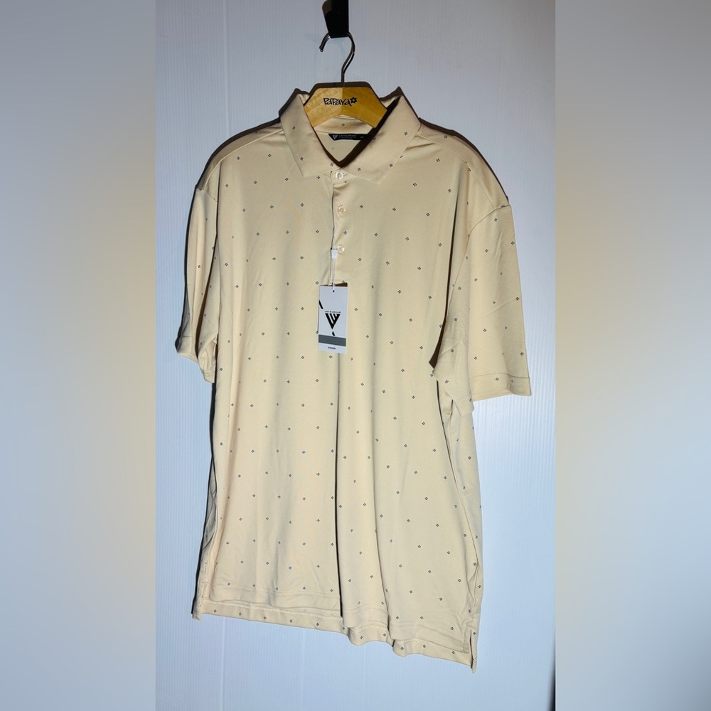 LevelWear Men's Cream San Francisco Giants Vision Polo Shirt